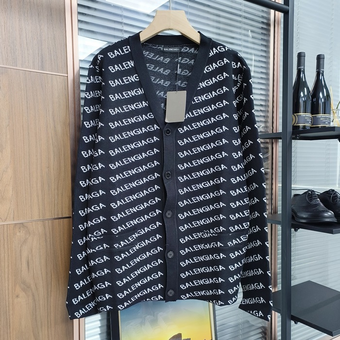 バレンシアガ メンズ Vネック カーディガン -   - bal1723x