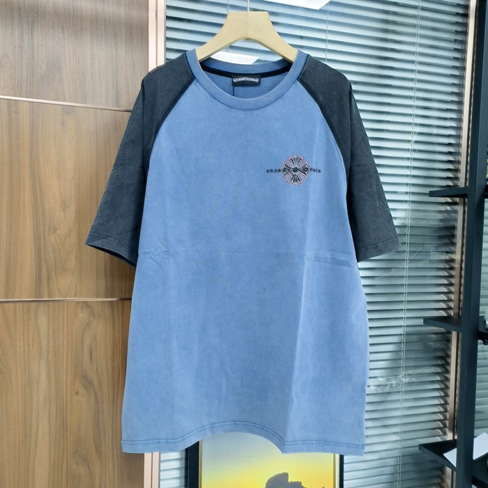 クロムハーツ メンズ ラウンドネック半袖Tシャツ - Round- chc5515x