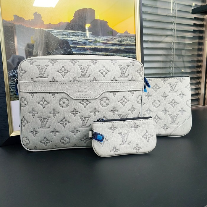 ルイヴィトン メンズ グレー メッセンジャーバッグ -  Gray- lv1652x