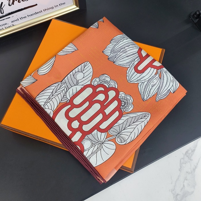 エルメス レディース リバーシブル スカーフ -   Silk - acc3930x