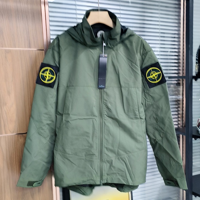 2025 Basic- ストーンアイランドメンズ ベーシック カジュアル ジャケット Sto0183x.Size(m - 2xl).ブラック,グリーン