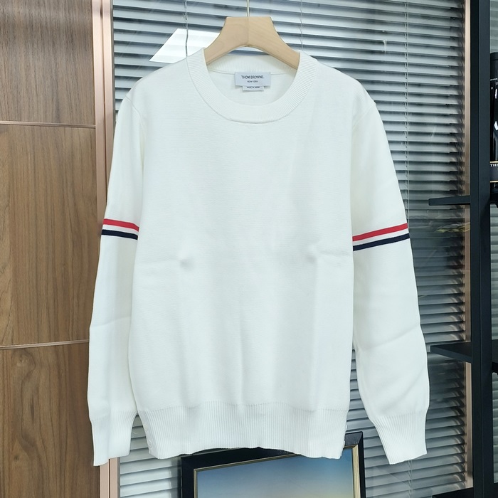 トムブラウン メンズ ラウンドネックセーター- er - thc3049x