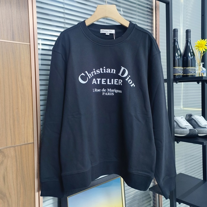 ディオール メンズ クラシック ブラック 長袖Tシャツ -   - di695x