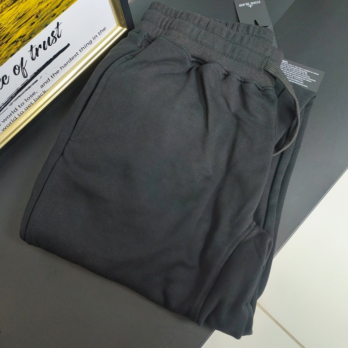 ストーンアイランド メンズ カジュアル ブラック パンツ - - sto0484x