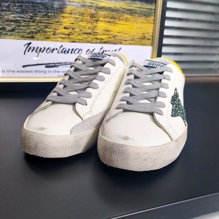 ゴールデングース スーパースター スネーク イエロータップスニーカー Gol0016x.Size .イエロー