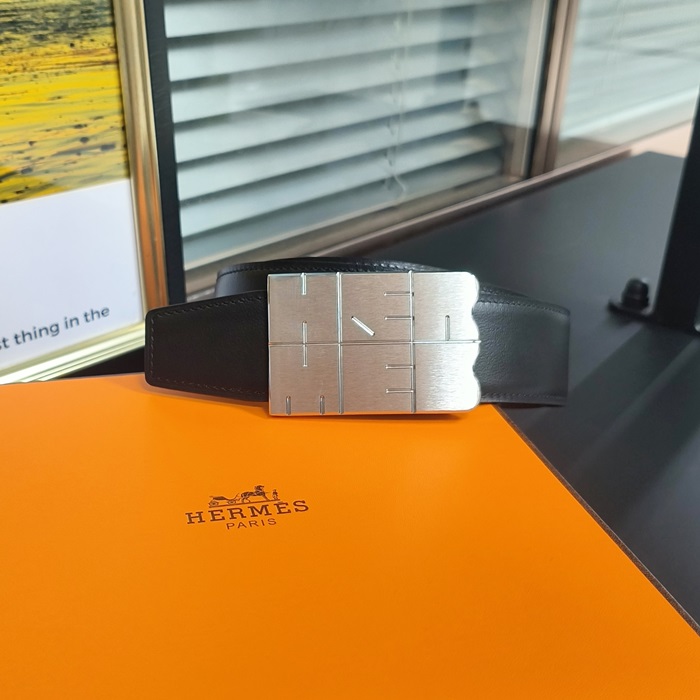 エルメス メンズ リバーシブル ベルト -  Cuir De Ceinture  - bel89x