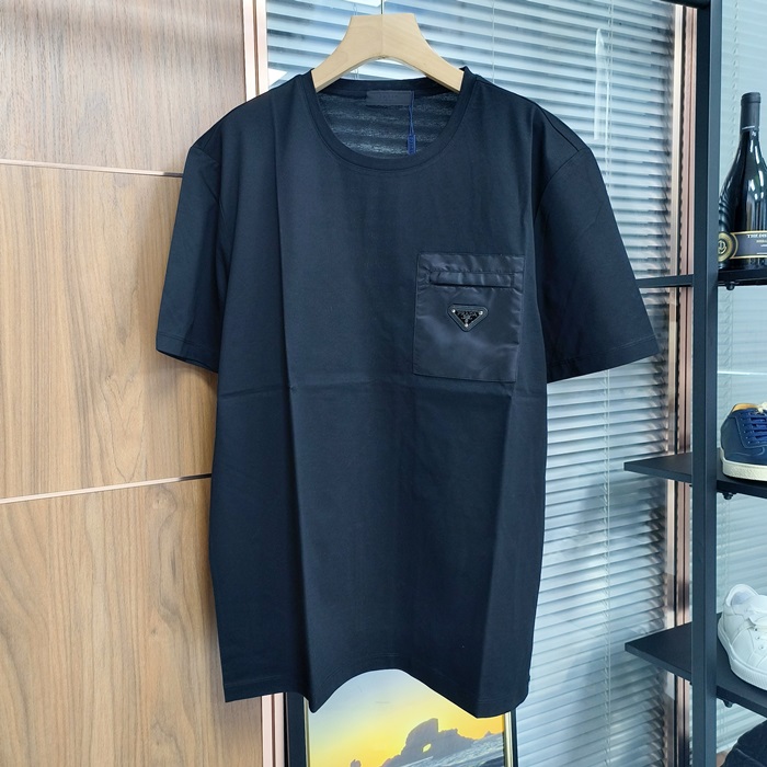 プラダ メンズ ラウンドネック半袖Tシャツ - Round- prc5490x