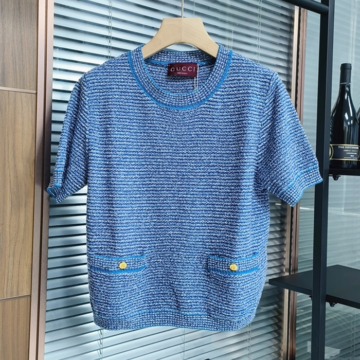 グッチ レディース 半袖Tシャツ - Round- guc5637x