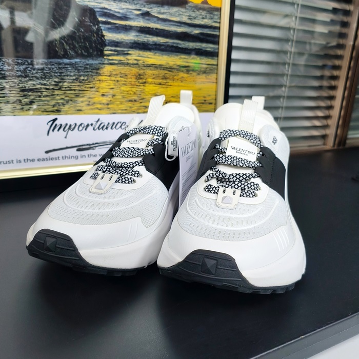 ヴァレンティノ メンズ ホワイト スニーカー -  White  - vas701x