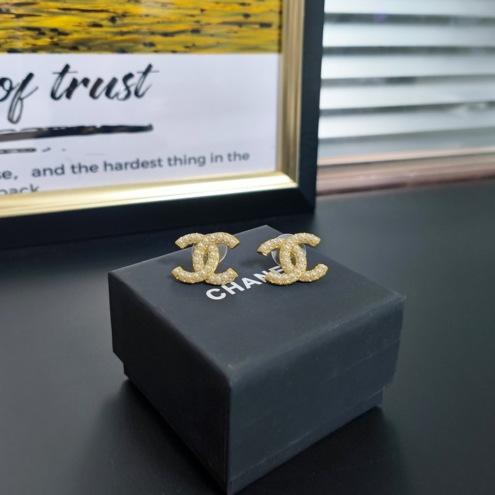 シャネルレディース ゴールド イヤリング -  Gold Earring - acc73x