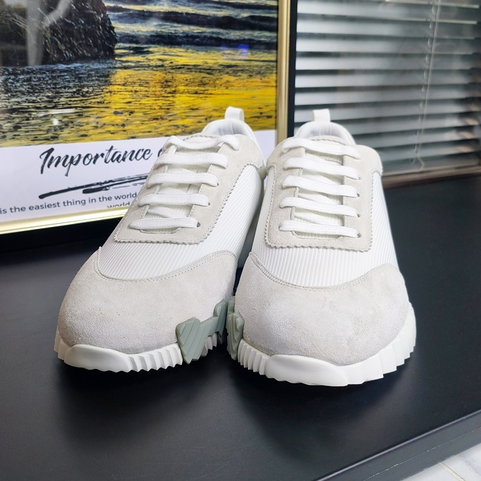 エルメス ユニセックス バウンシング スニーカー  - White  - he316x