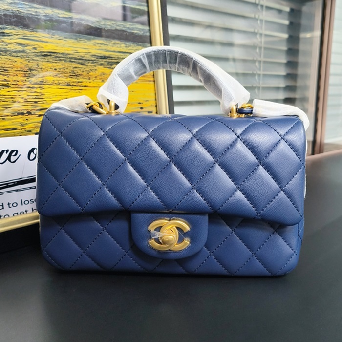 シャネルレディース ネイビー トートバッグ -  - ch450x