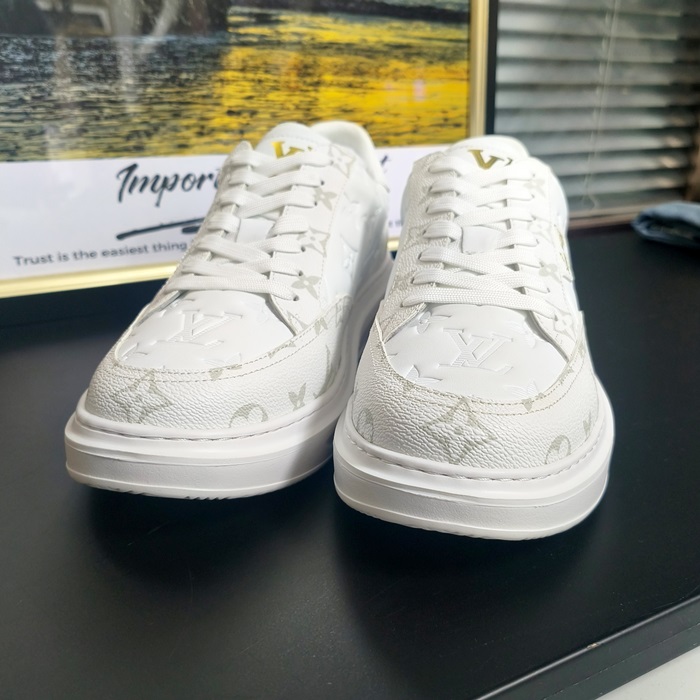 ルイヴィトン メンズ Beverly Hills グリーン スニーカー - Green  - lou05210x