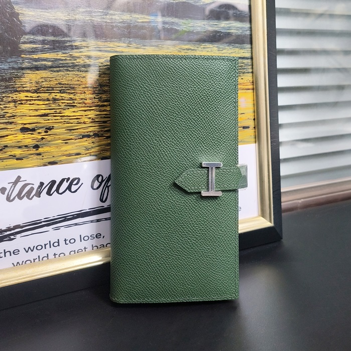  Epsom  - エルメスレディース エプソンレザー長財布 HERW0020,ダークグリーン