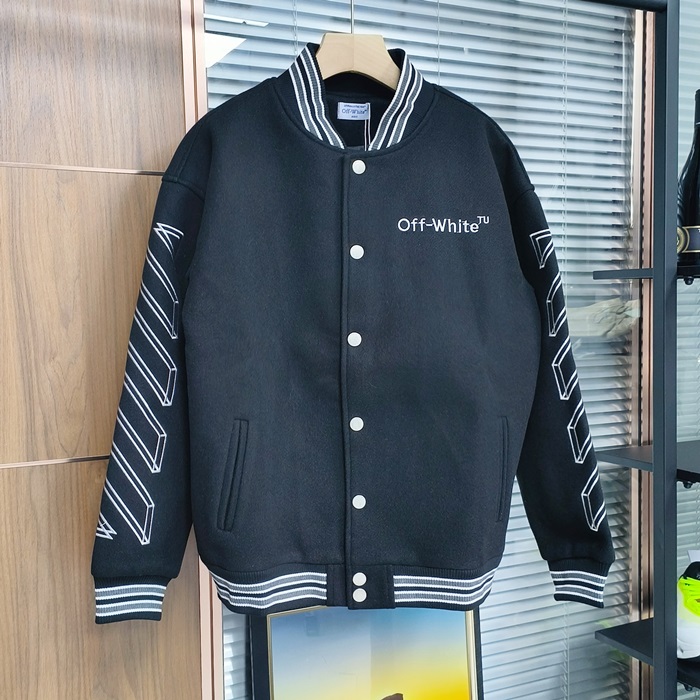 Off-White オフホワイト メンズ ボンバー ジャケット -  Bomber  - ofc0053x
