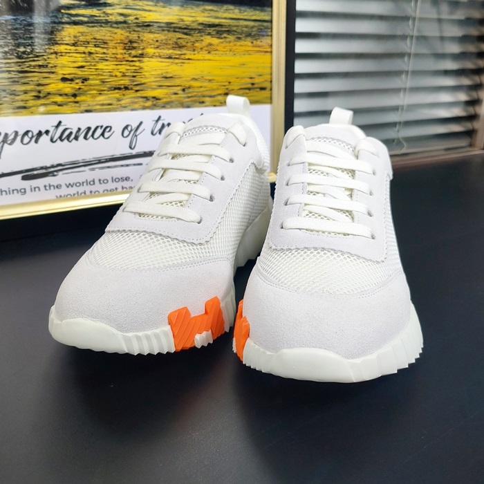 エルメス ユニセックス バウンシング スニーカー  - White  - he326x