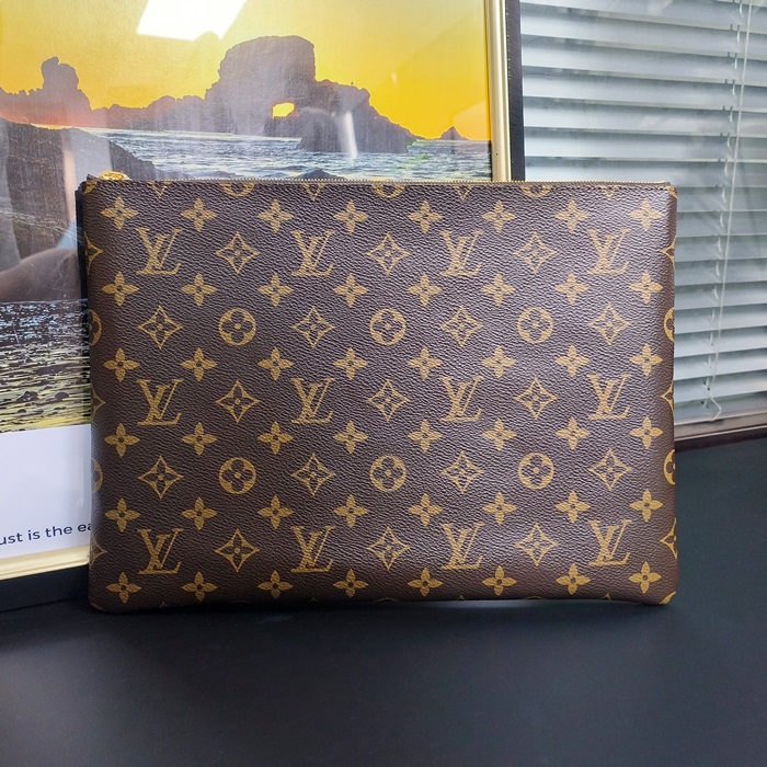 ルイヴィトン ユニセックス ジッパー パウチバッグ M13561 - Key Pouch L  Canvas - lvb5279x