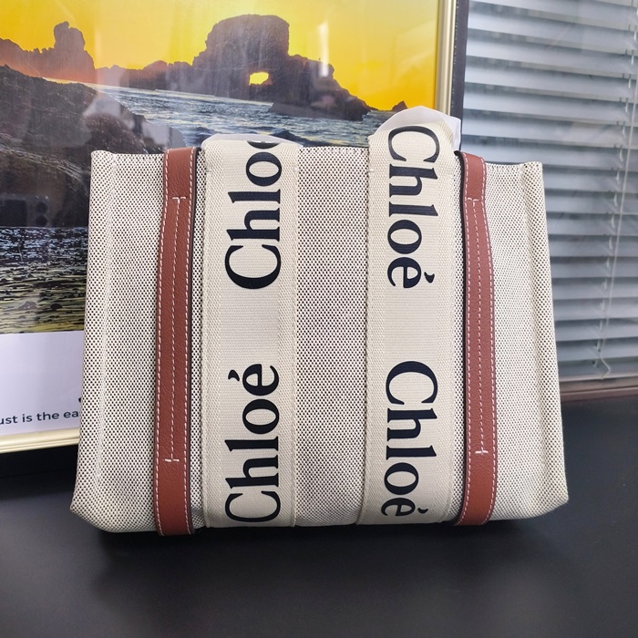 26.5cm - クロエレディーストート ショッパーバッグ,26.5cm,CLB0211,ベージュ