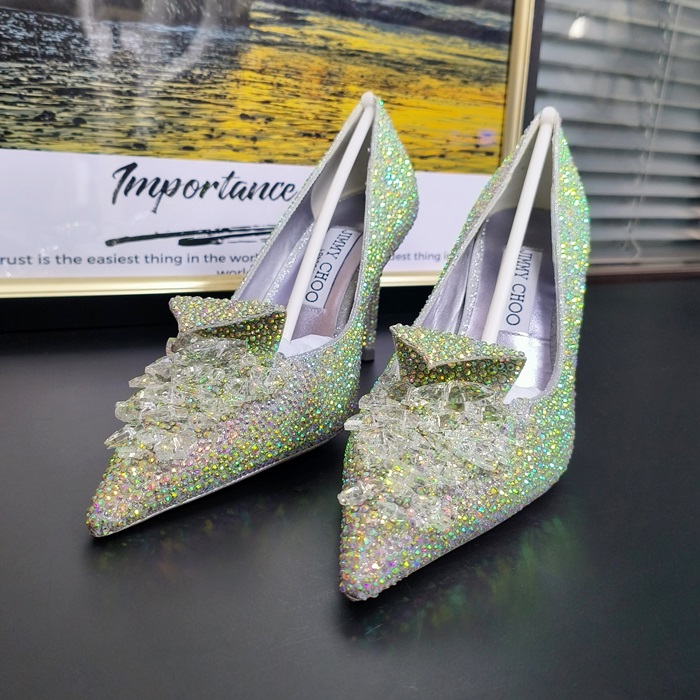 ジミーチュウ レディース クリスタル パンプス -   Crystal  - jis3334x
