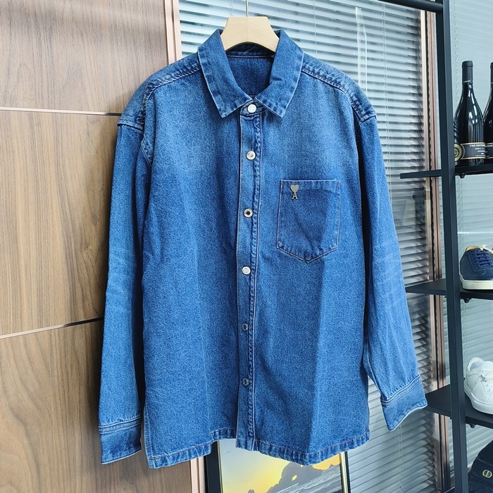 アーミーメンズ デニム シャツ - Amiamc2526x