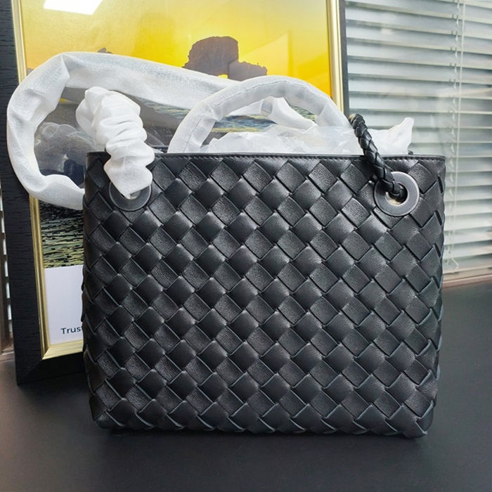 ボッテガヴェネタ レディース ブラック スモール アンディアモ トートバッグ -  Small - bv65x