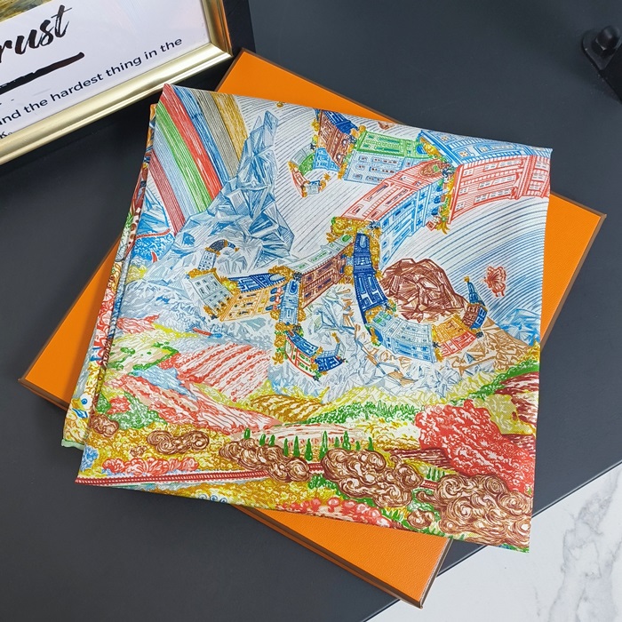 エルメス レディース シルク スカーフ -   Silk - acc4480x