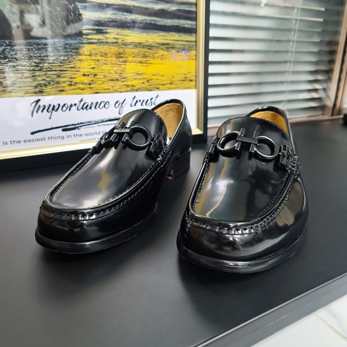   Loafer,FGMS0595 - フェラガモメンズ レザーローファーブラック