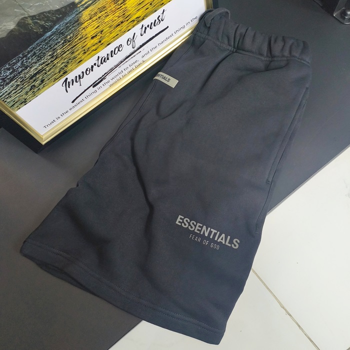 Fear of god Fog 6th Half - フィアオブゴッドメンズ LOGO カジュアル トレーニング ハーフパンツ Fea0291x Size(s - xl) ブラック