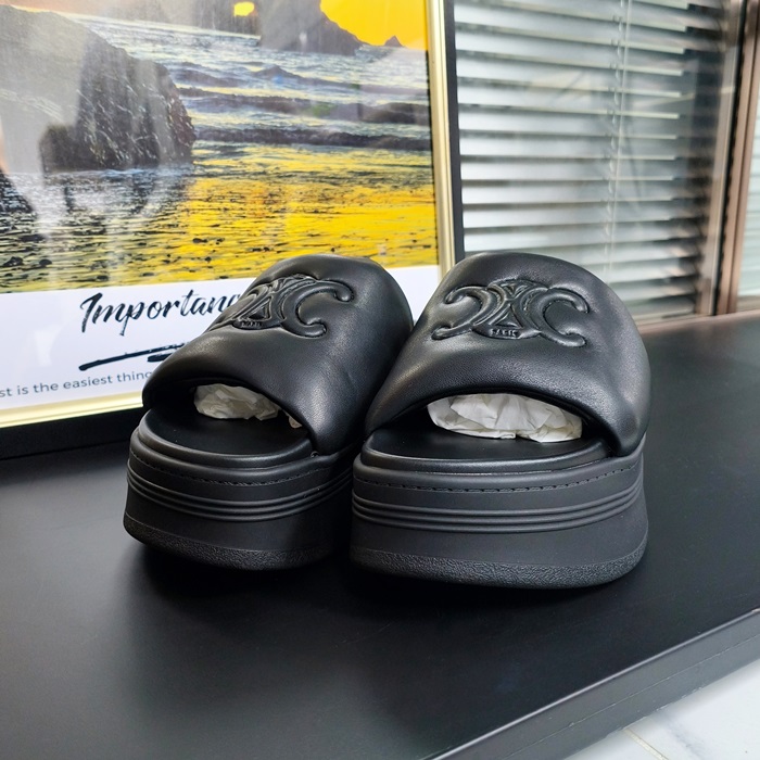 セリーヌ レディース トリオンフ ブロック サンダル -  Triomphe Block- ces5549x