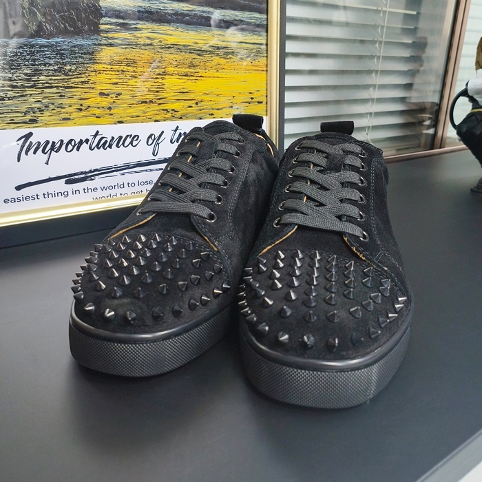  Loubutin  - クリスチャンルブタン ユニセックスレザースニーカー BTIN007 