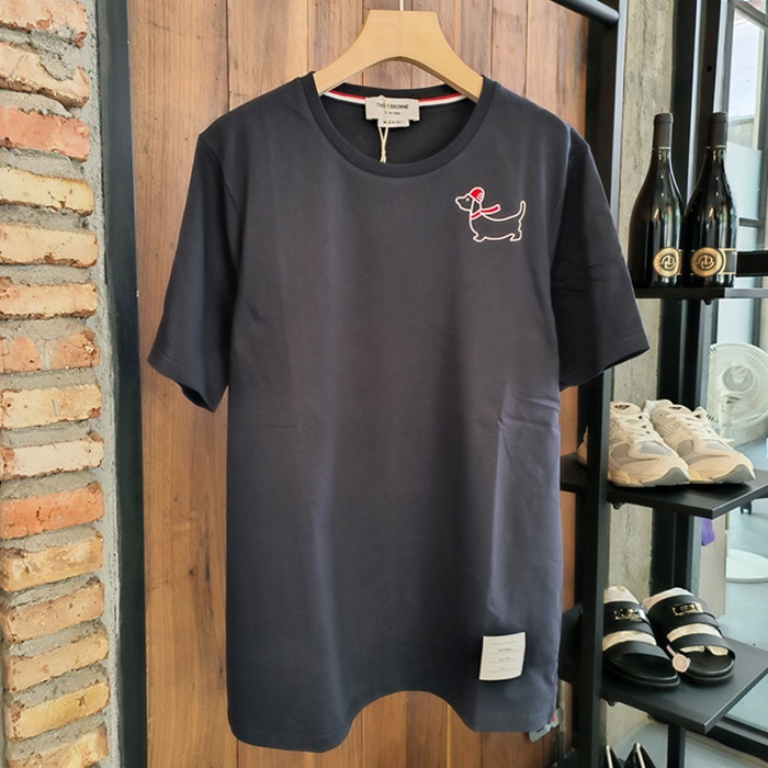 トムブラウン メンズ ラウンドネック半袖Tシャツ -  - thc6757x