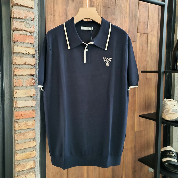 プラダ メンズ 半袖 ポロ Tシャツ - Polo  - prc1990x