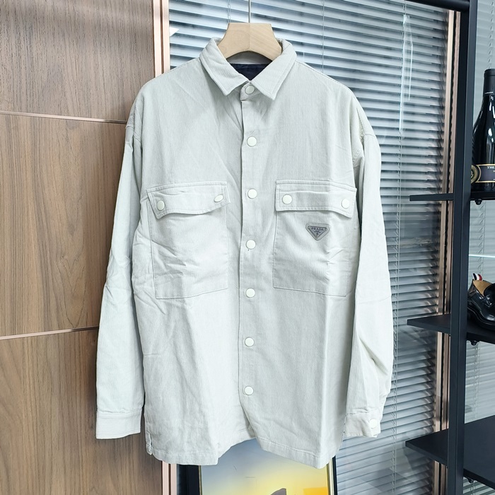 プラダ メンズ クラシック シャツ -prc1838x