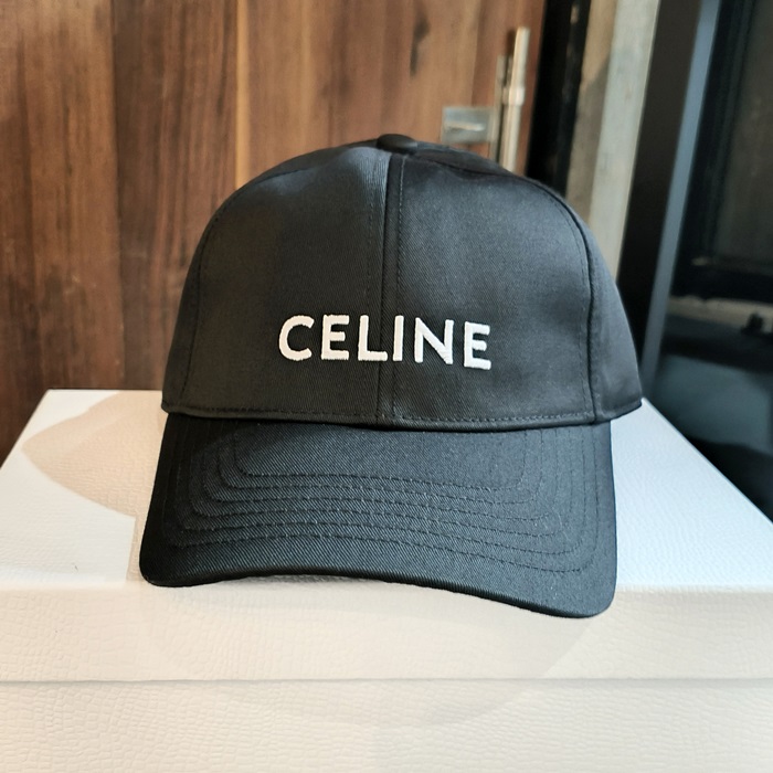 セリーヌユニセックス ブラック ボールキャップ - Celineacc1864x