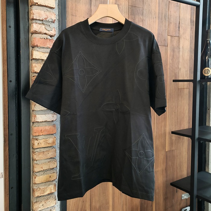 ルイヴィトン メンズ ラウンドネック半袖Tシャツ -  Round- lvc5472x