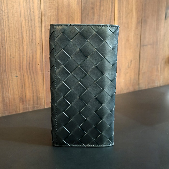  ボッテガヴェネタ メンズ ブラック 長財布 - s - bv97x