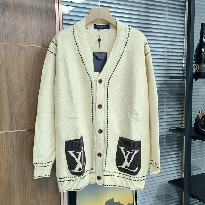 ルイヴィトン メンズ Vネック カーディガン -lvc2266x