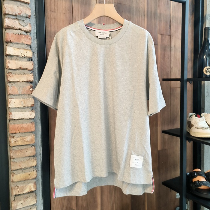 トムブラウン メンズ ラウンドネック半袖Tシャツ -  - thc6759x