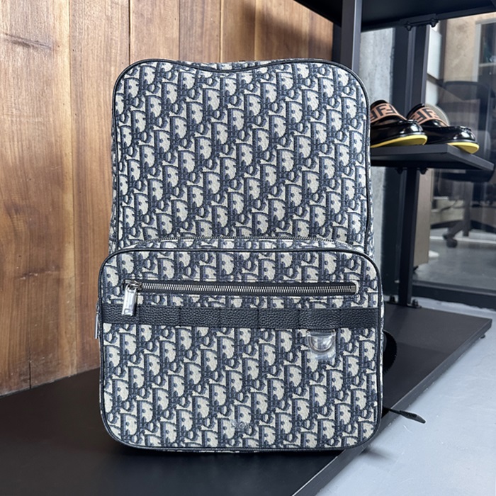 ディオール メンズ オブリーク バックパック -  Oblique  - dib405x