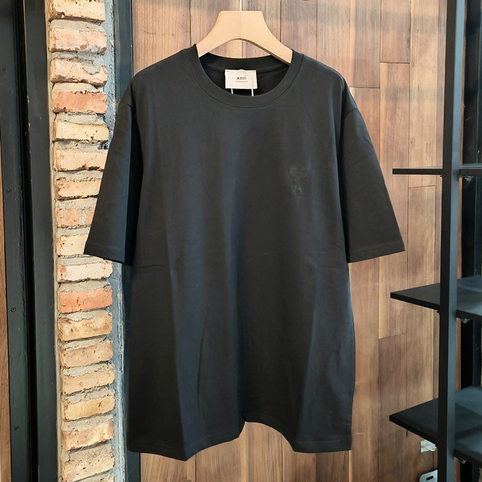 アーミーメンズ クルーネック ブラック 半袖Tシャツ -  - ami0273x