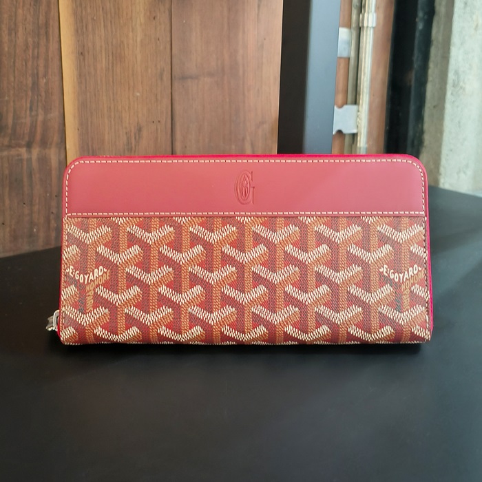 ゴヤール ユニセックス マティニョン レッド 財布 GM - Matignon Long s - gow63x