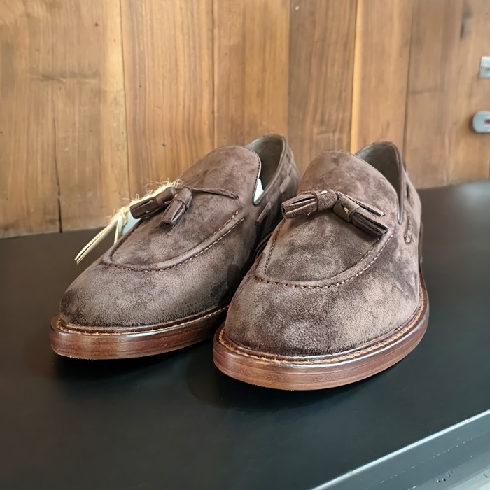 ブルネロクチネリ メンズ ブラウンローファー -  Cucinelli Brown- brs771x