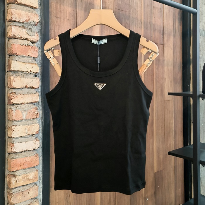 プラダ レディース ホワイト 半袖 ノースリーブ -   - prc0090x