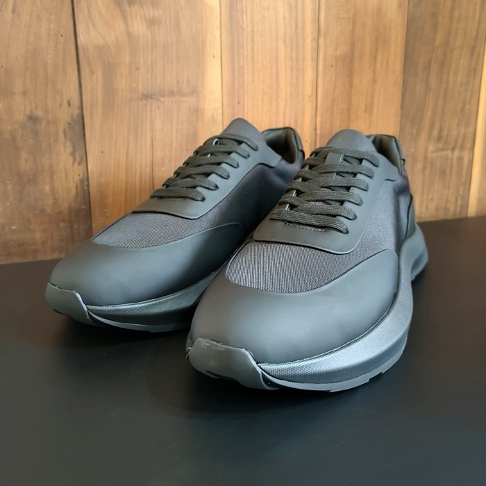 에르메스 ユニセックス 페어플레이 트레이너 블랙 로우탑 스니커즈  -  - he333x