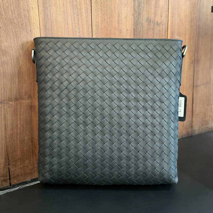 Bag,27cm - ボッテガヴェネタレザーブラック メンズ クロスバッグ M8412,BVB0142,27cm