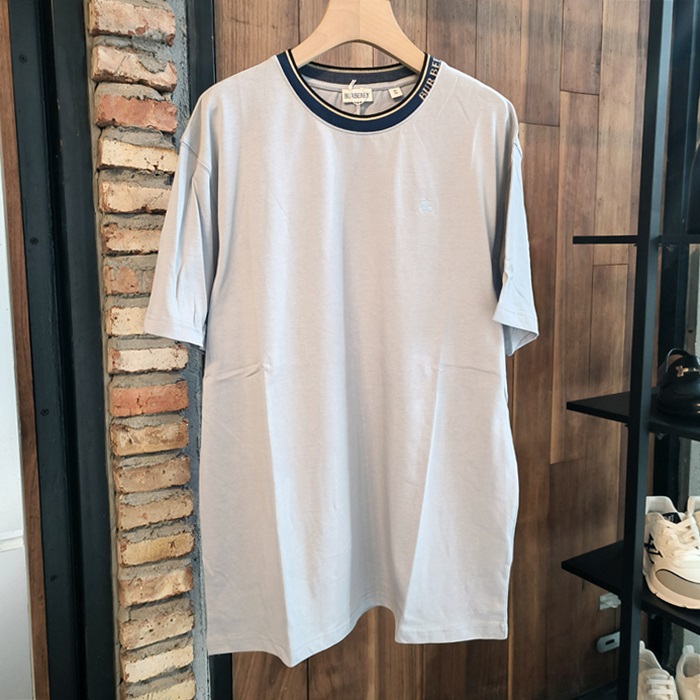 バーバリー メンズ ラウンドネック半袖Tシャツ - Round- buc6713x