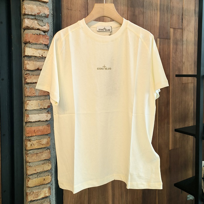 ストーンアイランド メンズ ラウンドネック半袖Tシャツ - Round- stc6815x