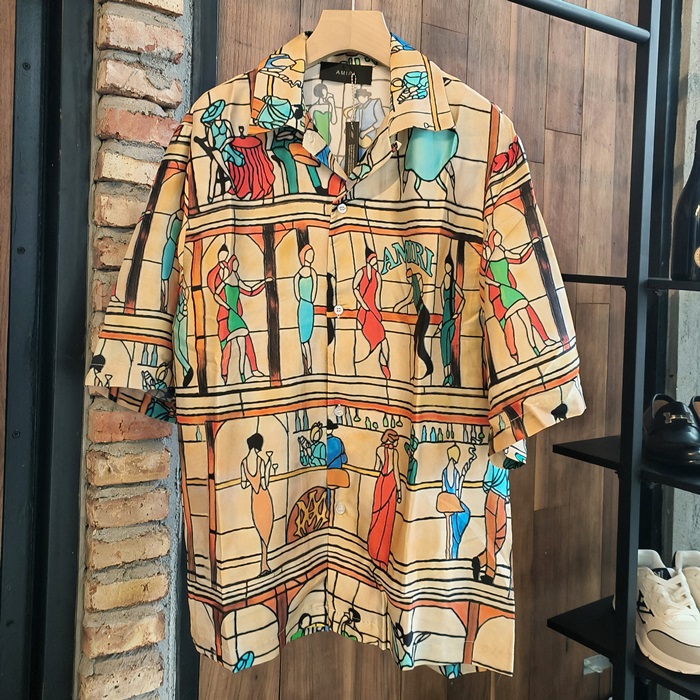 アミリ メンズ 半袖 シャツ - Amiri Polo Shirts - amc6619x