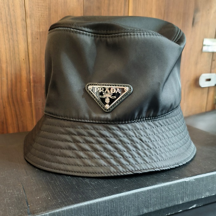 プラダユニセックス 帽子 PRAM0004, ブラック