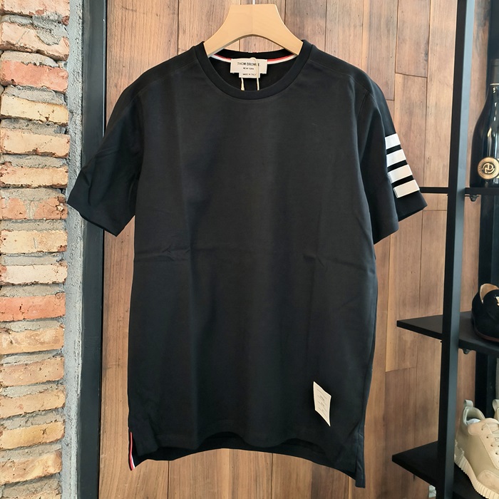 トムブラウン メンズ ラウンドネック半袖Tシャツ -  - thc6761x